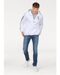 weiße Windjacke von Tommy Jeans