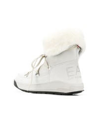 weiße Winterschuhe von Ea7 Emporio Armani