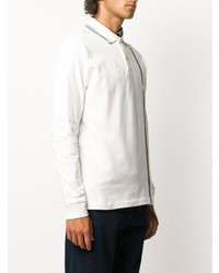 weißer bedruckter Polo Pullover von Gucci