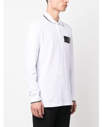 weißer bedruckter Polo Pullover von Plein Sport