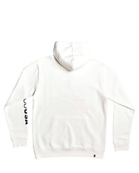 weißer bedruckter Pullover mit einem Kapuze von DC Shoes