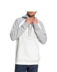 weißer bedruckter Pullover mit einem Kapuze von DC Shoes