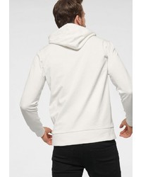 weißer bedruckter Pullover mit einem Kapuze von Jack & Jones