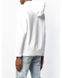 weißer bedruckter Pullover mit einem Kapuze von Levi's