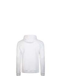 weißer bedruckter Pullover mit einem Kapuze von New Era