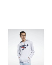 weißer bedruckter Pullover mit einem Kapuze von Reebok Classic