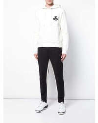 weißer bedruckter Pullover mit einem Kapuze von Off-White