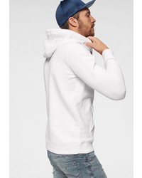 weißer bedruckter Pullover mit einem Kapuze von Tommy Jeans