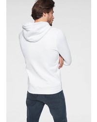 weißer bedruckter Pullover mit einem Kapuze von Tommy Jeans