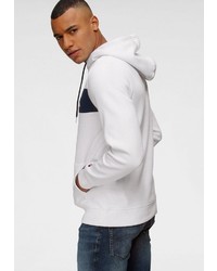 weißer bedruckter Pullover mit einem Kapuze von Tommy Jeans