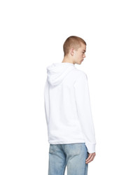 weißer bedruckter Pullover mit einem Kapuze von Kenzo