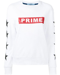 weißer bedruckter Pullover von GUILD PRIME