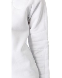 weißer bedruckter Pullover von Maison Martin Margiela