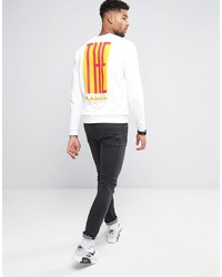 weißer bedruckter Pullover von Asos