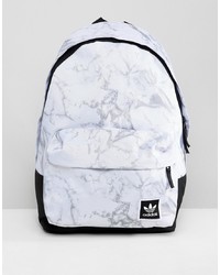 weißer bedruckter Rucksack von Adidas Skateboarding