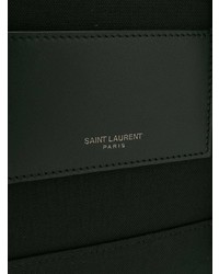 weißer bedruckter Rucksack von Saint Laurent