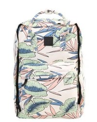 weißer bedruckter Segeltuch Rucksack von Vans
