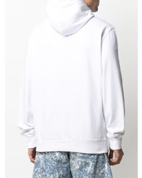 weißer bestickter Pullover mit einem Kapuze von Tommy Jeans