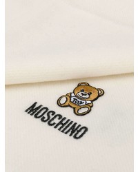 weißer bestickter Schal von Moschino