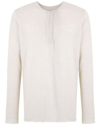 weißer Henley-Pullover von OSKLEN