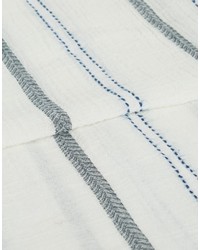 weißer horizontal gestreifter leichter Schal von Esprit