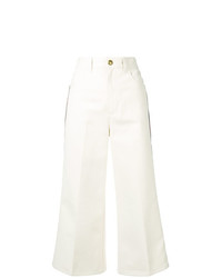 weißer Hosenrock aus Jeans von Gucci