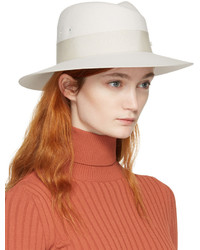 weißer Hut von Maison Michel
