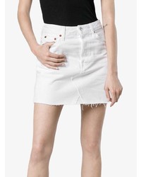 weißer Jeans Minirock von RE/DONE