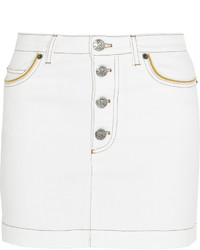 weißer Jeans Minirock von Sonia Rykiel