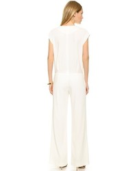 weißer Jumpsuit