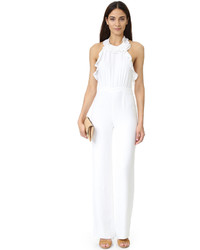 weißer Jumpsuit von Diane von Furstenberg