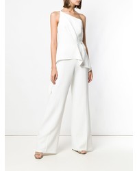 weißer Jumpsuit von Roland Mouret