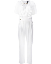 weißer Jumpsuit von Class Roberto Cavalli