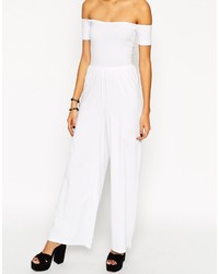 weißer Jumpsuit von Asos