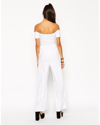 weißer Jumpsuit von Asos