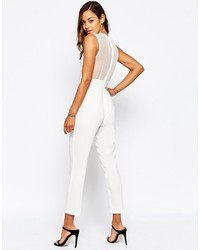 weißer Jumpsuit von Asos