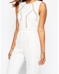 weißer Jumpsuit von Asos