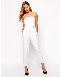 weißer Jumpsuit von Asos