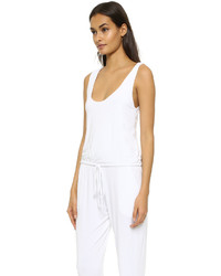 weißer Jumpsuit von Feel The Piece