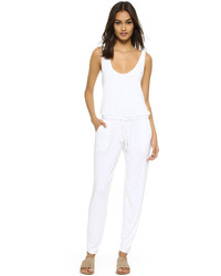 weißer Jumpsuit von Feel The Piece