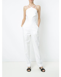 weißer Jumpsuit von Andrea Marques