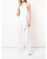 weißer Jumpsuit von Josie Natori