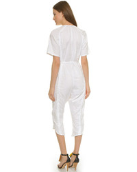 weißer Jumpsuit von Rachel Comey