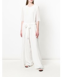 weißer Jumpsuit von Lorena Antoniazzi