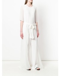 weißer Jumpsuit von Lorena Antoniazzi