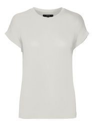 weißer Kurzarmpullover von Vero Moda