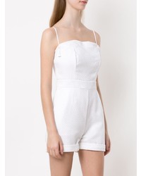 weißer kurzer Jumpsuit von Tufi Duek