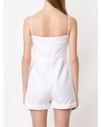 weißer kurzer Jumpsuit von Tufi Duek