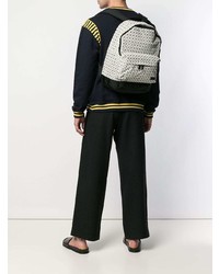 weißer Leder Rucksack von Bao Bao Issey Miyake