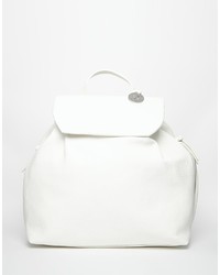 weißer Leder Rucksack von Fiorelli